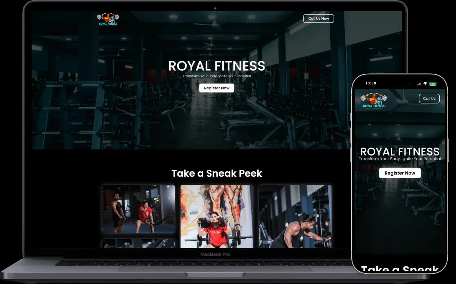Royal Fitness project presentation